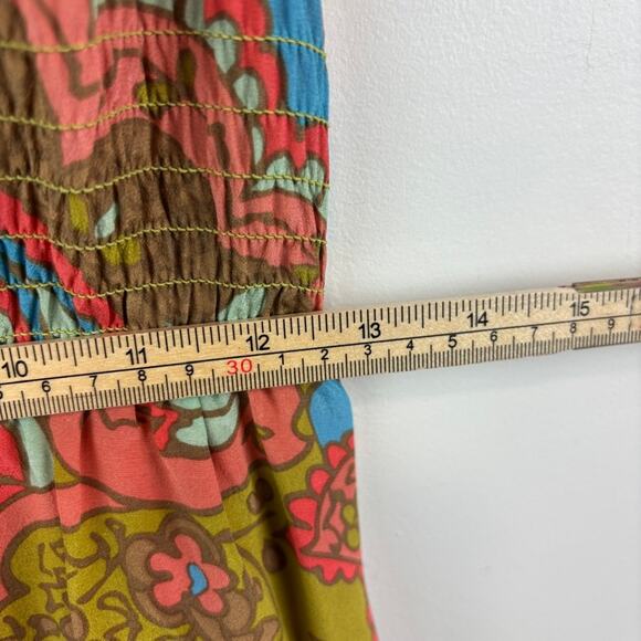Moulinette Soeurs Silk Retro-Print Mod Dress Size 6 — 60s Print - Picture 8 of 9